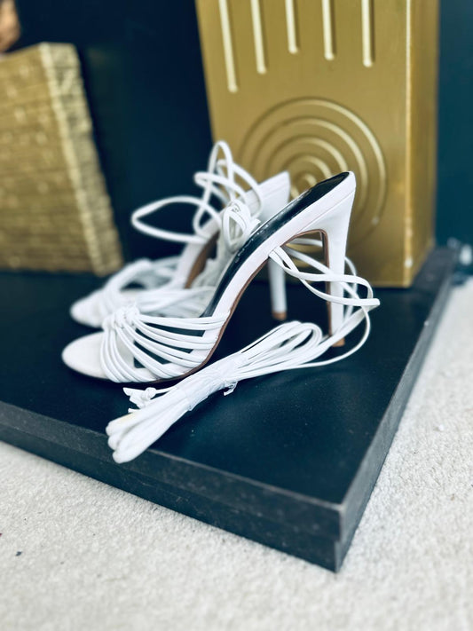 Ger Strap Sandals White