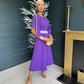 Samantha Detailed Occasion Dress Purple