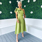 Trudy Detailed Occasion Dress Pistachio