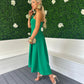 Trudy Detailed Occasion Dress Emerald