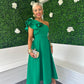 Trudy Detailed Occasion Dress Emerald