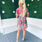 Wallie Mini Dress Multi Rouge
