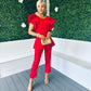 Carter Occasion 2 Piece Red