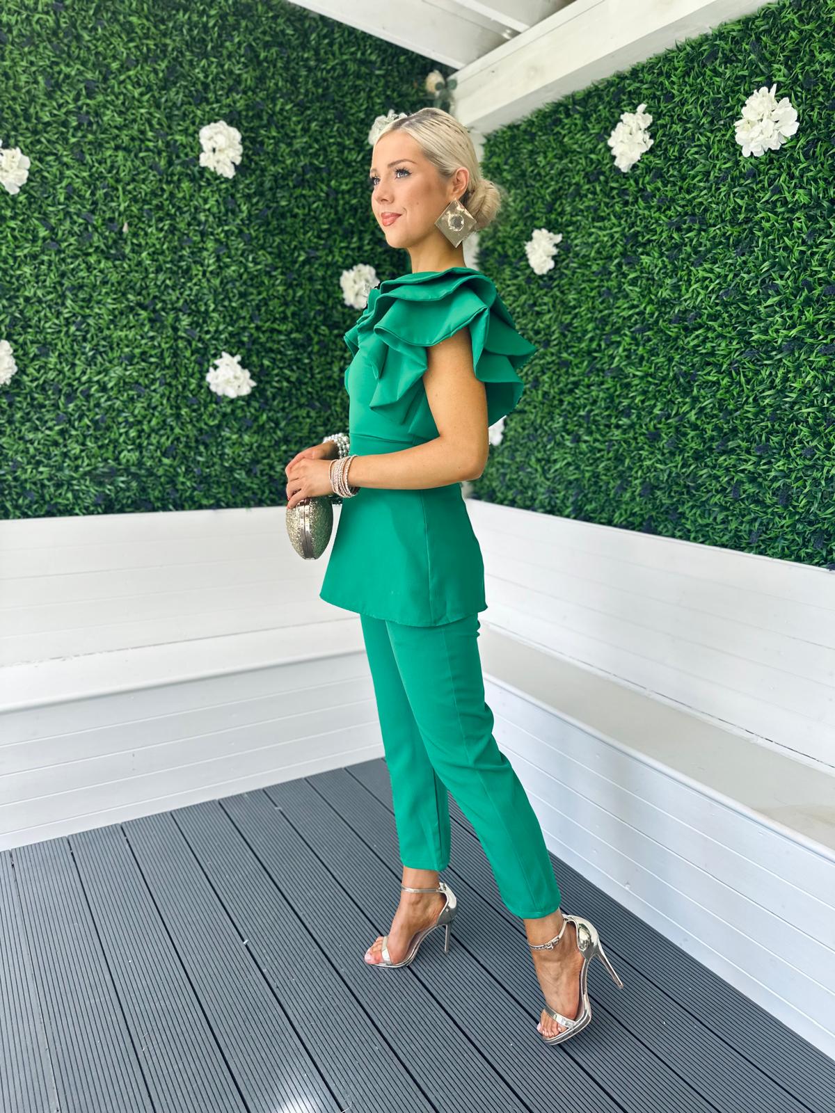 Carter Occasion 2 Piece Emerald