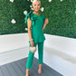 Carter Occasion 2 Piece Emerald