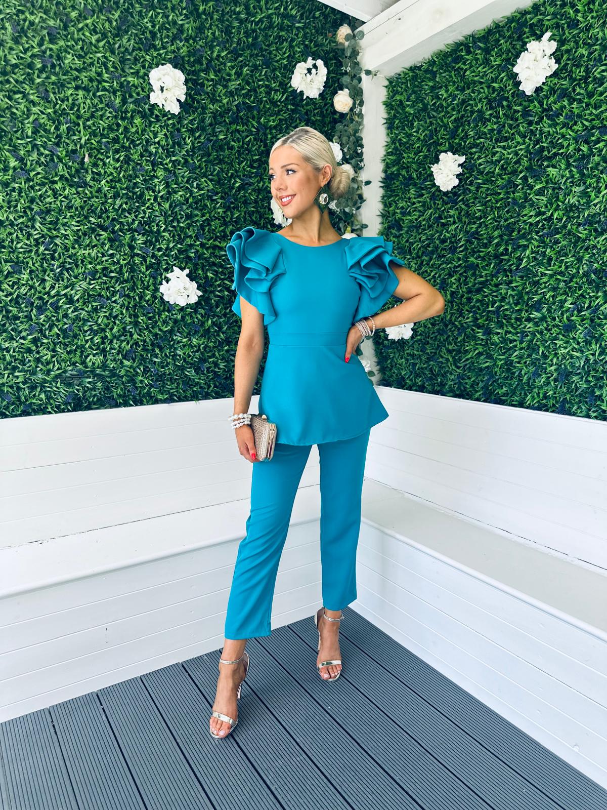 Carter Occasion 2 Piece Teal