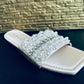 Peter Embellished Sliders Beige