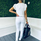 Kylie Fitted Jeans White