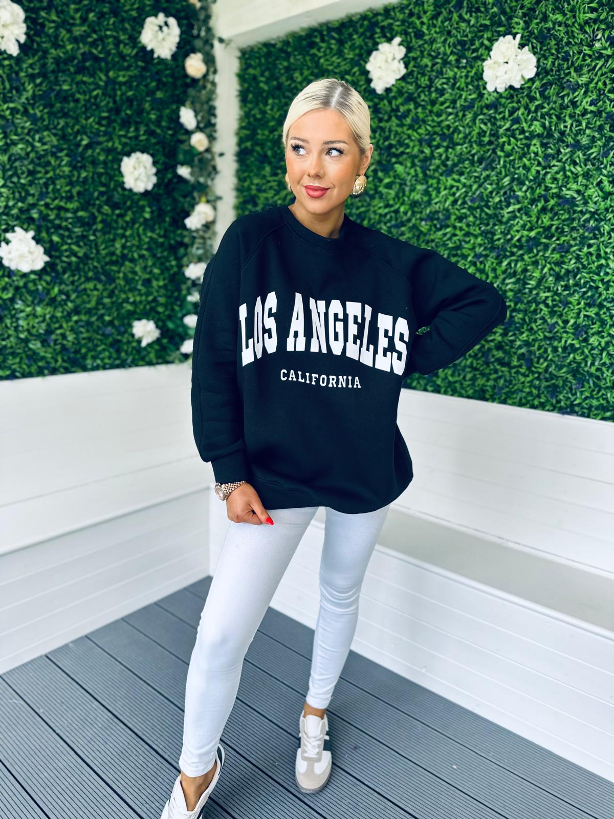 L.A. Oversized Jumper Black