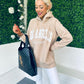 Las Angeles Hoodie Beige