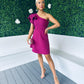 Penelope Occasion Mini Dress Berry