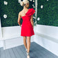 Penelope Occasion Mini Dress Red