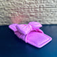 Ada Bow Sliders Pink
