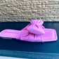 Ada Bow Sliders Pink