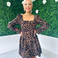 Kendra Mini Dress Leopard