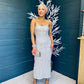 Kyra Slinky Sequin Dress Silver