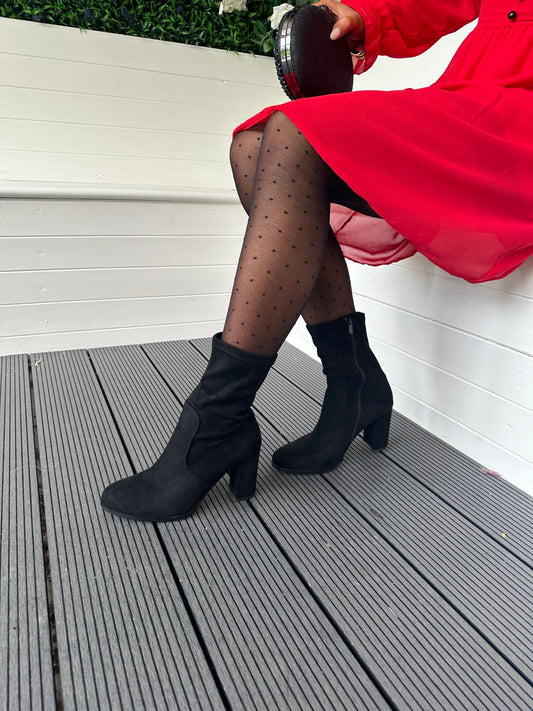 Jake Suede Boots Black