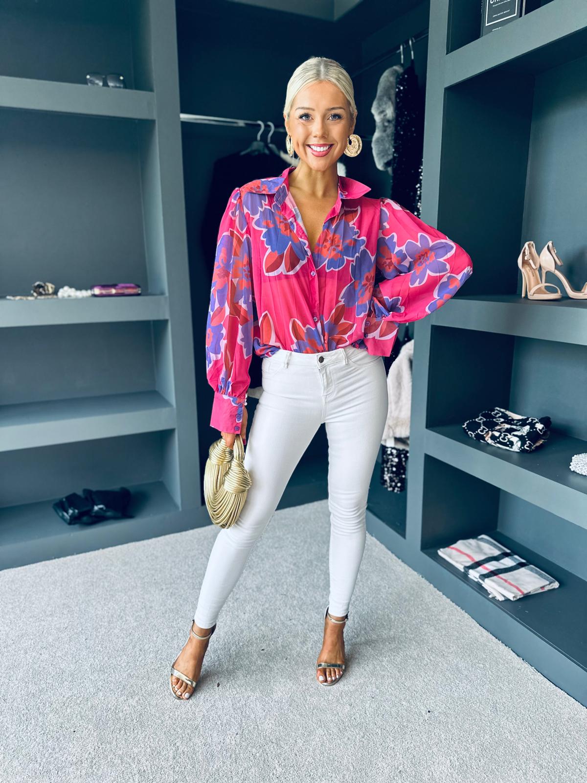 Cheshire Blouse Fuchsia