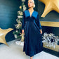 Ashley Velvet Occasion Dress Navy