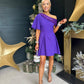 Molly Detailed Occasion Dress Purple