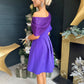 Molly Detailed Occasion Dress Purple