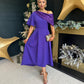 Juliet Detailed Occasion Dress Purple