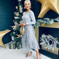 Sami Detailed Midi Dress Grey