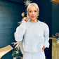 Amanda Knit & Mesh Midi Dress Grey Pre Order 14 Dec