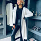 Vesper Longline Cardi Beige
