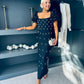 Cathy Embellished Occasion Dress Black PRE ORDER Arriving 15 Jan