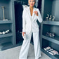 Alexandra Detailed Occasion Suit White