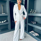 Alexandra Detailed Occasion Suit White