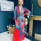 Riana Plunge Neck Maxi Dress Rouge