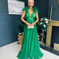 Bianca Occasion Tulle Maxi Dress Green