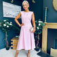 Gail Detailed Occasion Dress Pwr Pink Pre Order 11 Mar