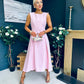 Gail Detailed Occasion Dress Pwr Pink Pre Order 11 Mar