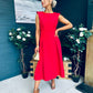 Gail Detailed Occasion Dress Red Pre Order 11 Mar