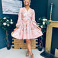 Leanne Detailed Occasion Dress Blush