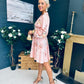 Leanne Detailed Occasion Dress Blush
