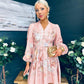 Leanne Detailed Occasion Dress Blush