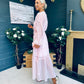 Enya Embellished Occasion Dress Pwr Pink