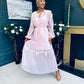 Enya Embellished Occasion Dress Pwr Pink