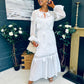 Enya Embellished Occasion Dress White