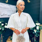 Brodie Detailed Occasion Dress Cream