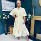 Brodie Detailed Occasion Dress Yellow