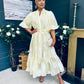Brodie Detailed Occasion Dress Yellow