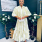 Brodie Detailed Occasion Dress Yellow
