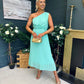Robyn One Shoulder Midi Dress Pastel