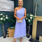 Robyn One Shoulder Midi Dress Lilac