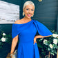 Laura Detailed Occasion Dress Cobalt